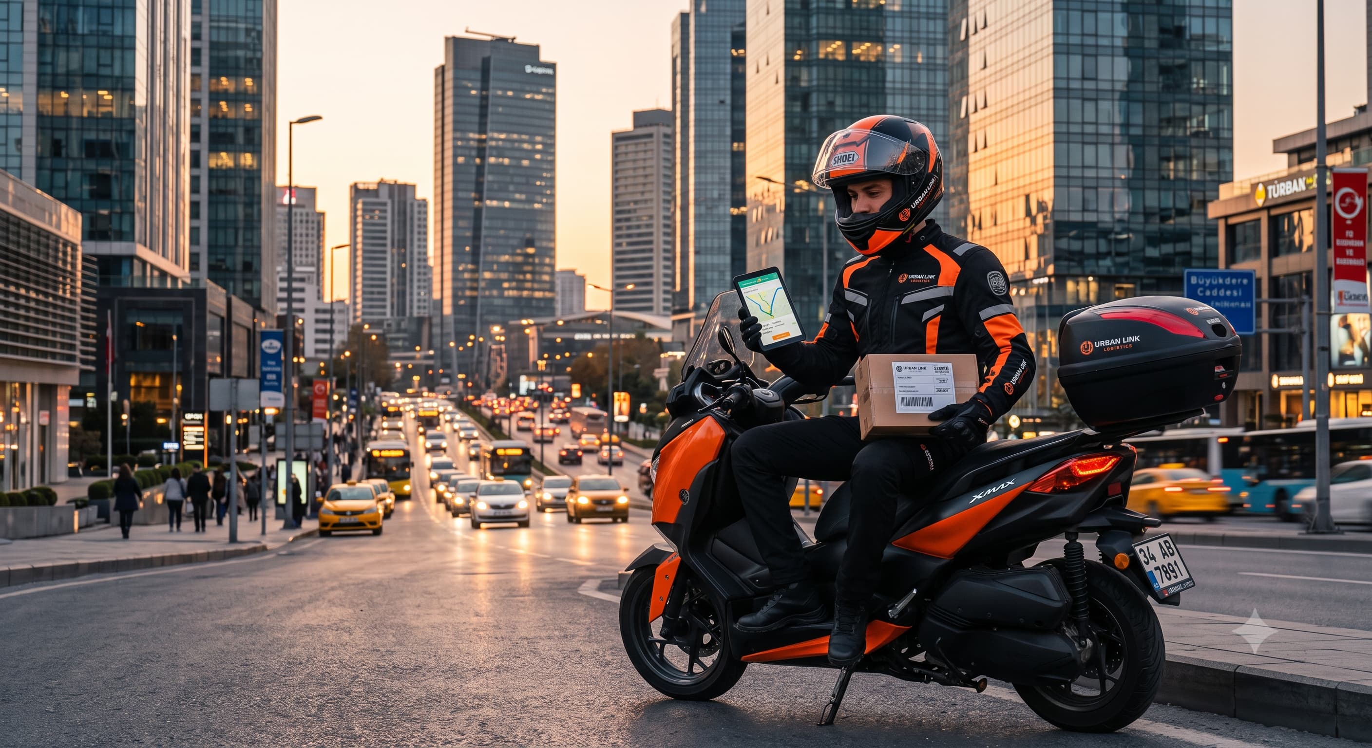 İstanbul İçi Hızlı Motorlu Kurye